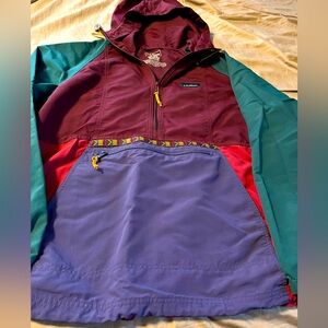 LL Bean Women's Mountain Classic Anorak, Multi-Color
